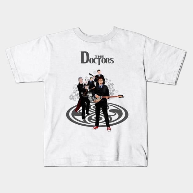 The Doctor Band Kids T-Shirt by Dezigner007